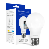 LED лампа GLOBAL A60 8W яркий свет 220V E27 (1-GBL-162-02)